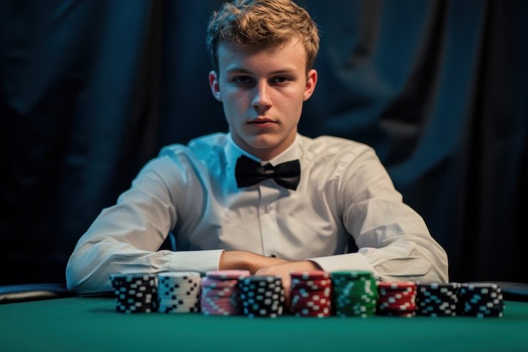 Dream Gaming live-dealer blackjack table on naga288 mobile screen